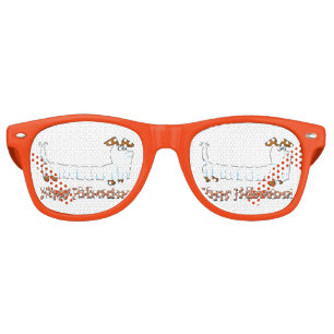 Happy-Halloweiner Retro Sunglasses