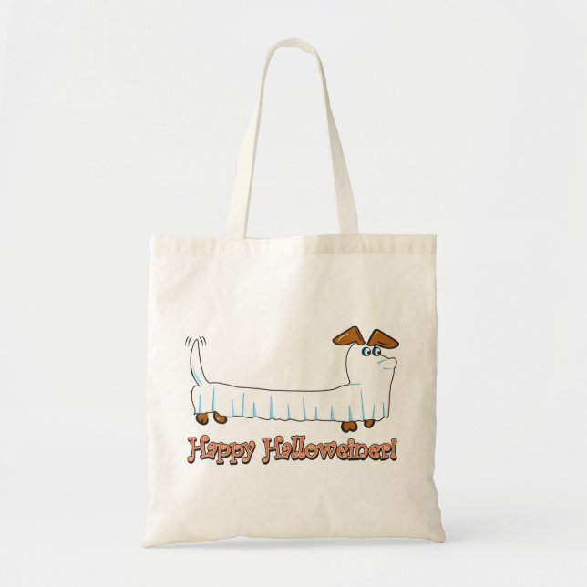 Happy-Halloweiner Tote Bag (Front)