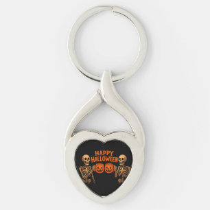 HAPPY HALLOWEN KEY RING