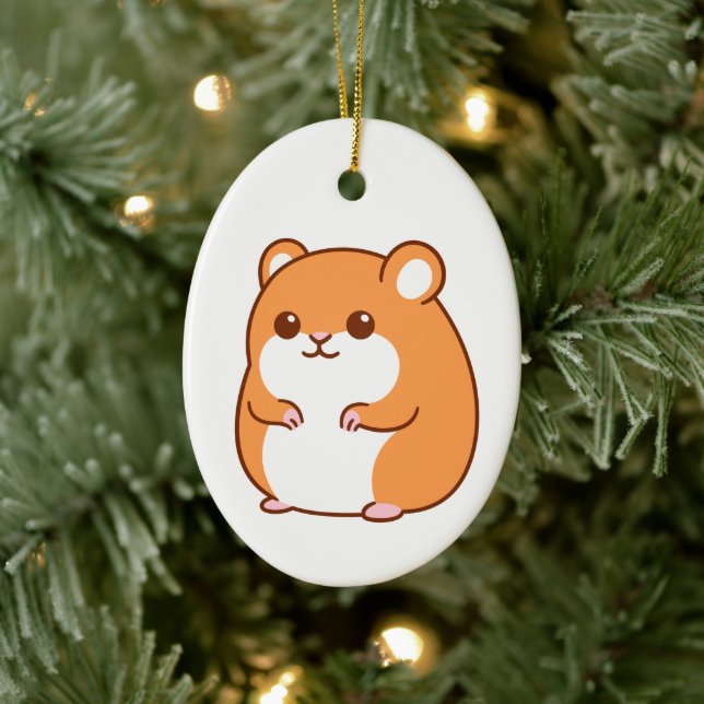 Happy Hamster Ornament (Tree)