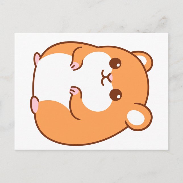 Happy Hamster Postcard (Front)