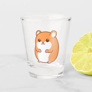 Happy Hamster Shot Glass