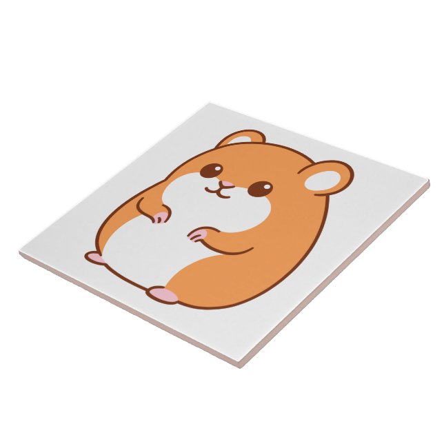 Happy Hamster Tile (Side)