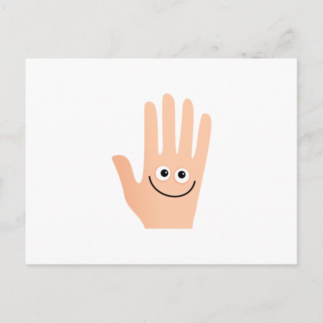 Happy Hand Postcard (Front)