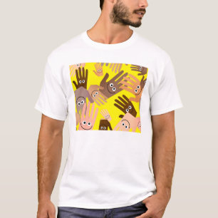 Happy Hands Wallpaper T-Shirt
