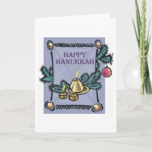 Happy Hannakah Holiday Card (Front)