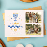 "Happy Hanukkah"<br><div class="desc">Festive 2 photo gallery Happy Hanukkah cards.</div>