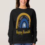 Happy Hanukkah 2021 Jewish Menorah Hanukkah Rainbo Sweatshirt<br><div class="desc">Happy Hanukkah 2021 Jewish Menorah Hanukkah Rainbow Design</div>