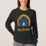 Happy Hanukkah 2021 Jewish Menorah Hanukkah Rainbo T-Shirt<br><div class="desc">Happy Hanukkah 2021 Jewish Menorah Hanukkah Rainbow 1</div>