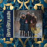 Happy Hanukkah and Your Photo Menorah<br><div class="desc">Happy Hanukkah and Your Photo Menorah</div>