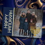 Happy Hanukkah and Your Photo Menorah<br><div class="desc">Happy Hanukkah and Your Photo Menorah</div>