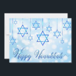 Happy Hanukkah Blue Star of David<br><div class="desc">This holidays design features the Star of David as decorations with the text "Happy Hanukkah" in modern typography.
#hanukkah #chanukah #holidays #seasonal #festive #star #starofdavid #blue #modern #decoration #ornament #design #designer #greetings #cards #greetingcards #stationery</div>