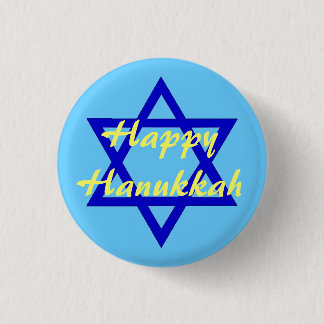 Happy Hanukkah Button