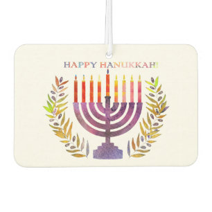 Happy Hanukkah Car Freshener