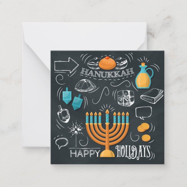 Happy Hanukkah Card (Front)