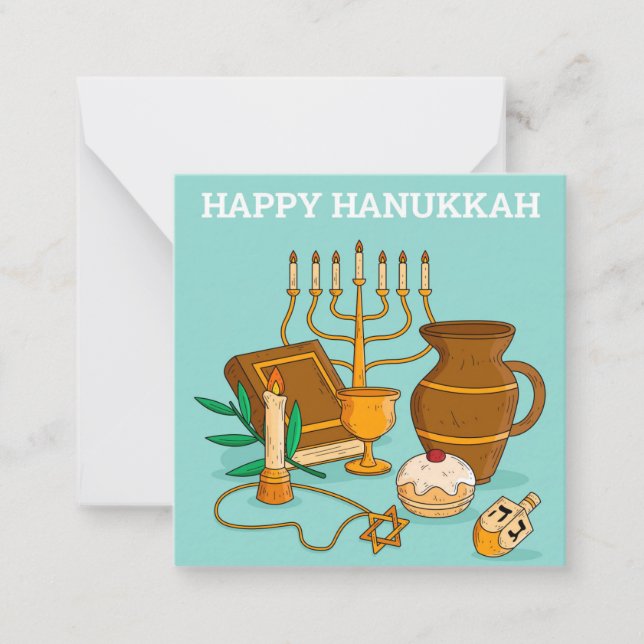 Happy Hanukkah Card (Front)