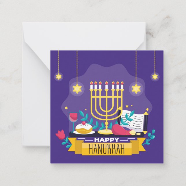 Happy Hanukkah Card (Front)