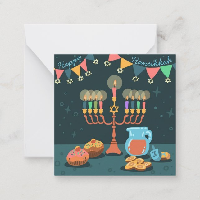 Happy Hanukkah Card (Front)