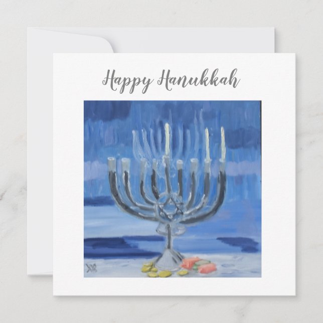 Happy Hanukkah Card (Front)