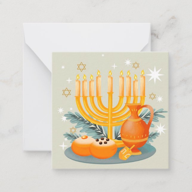 Happy Hanukkah Card (Front)
