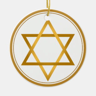 Happy Hanukkah Ceramic Tree Decoration