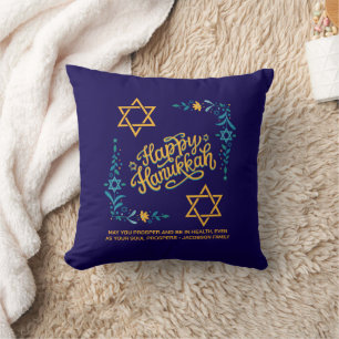 HAPPY HANUKKAH Chanukah Cushion