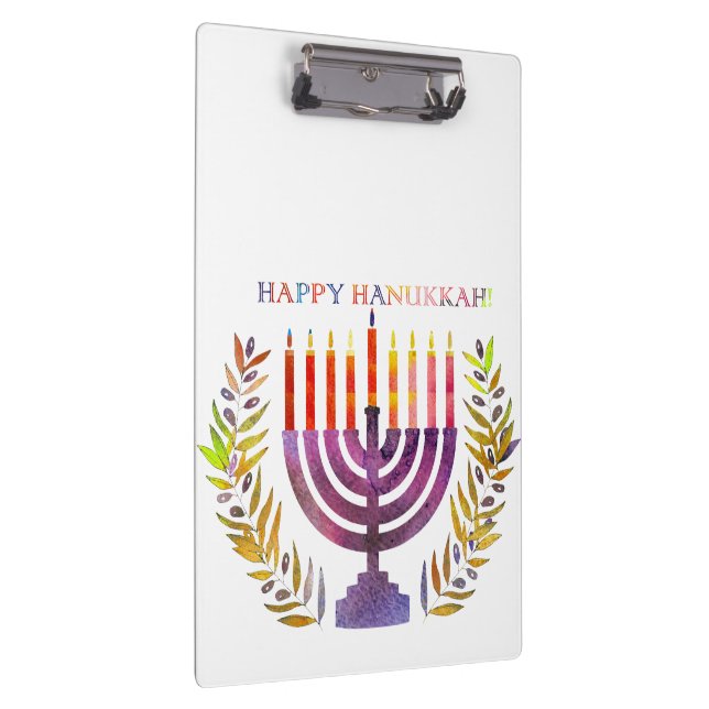 Happy Hanukkah Clipboard (Right)