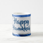Happy Hanukkah Coffee Mug<br><div class="desc">The Colours of the Flag of Israels Coffee Mug</div>