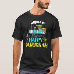 Happy Hanukkah Cool Menorah Chanukah Jewish Holida T-Shirt<br><div class="desc">Happy Hanukkah Cool Menorah Chanukah Jewish Holiday Train.</div>