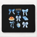 Happy Hanukkah Coquette Bow Chanukah Jewish Women  Mouse Pad<br><div class="desc">Happy Hanukkah Coquette Bow Chanukah Jewish Women Girls</div>