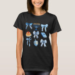 Happy Hanukkah Coquette Bow Chanukah Jewish Women  T-Shirt<br><div class="desc">Happy Hanukkah Coquette Bow Chanukah Jewish Women Girls</div>