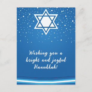 🕎 Happy Hanukkah, customisable Postcard