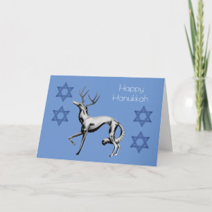 Happy Hanukkah DeerZoi Card