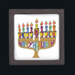 Happy Hanukkah Dreidels Menorah Keepsake Box<br><div class="desc">You are viewing The Lee Hiller Design Collection. Apparel,  Gifts & Collectibles Lee Hiller Photography or Digital Art Collection. You can view her Nature photography at http://HikeOurPlanet.com/ and follow her hiking blog within Hot Springs National Park.</div>