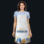 Happy Hanukkah Entertaining Apron<br><div class="desc">Happy Hanukkah Entertaining</div>