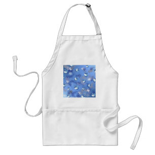 Happy Hanukkah Falling Star and Dreidels Standard Apron