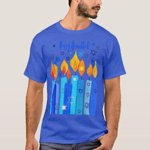 Happy Hanukkah Festival Of Light Star Of David T-Shirt