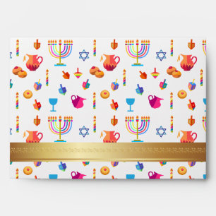 Happy Hanukkah Festival of Lights Envelope