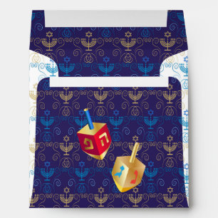 Happy Hanukkah Festival of Lights Envelope