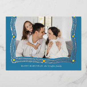 Happy Hanukkah Frame of Light Photo