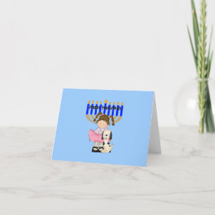 Happy Hanukkah Friends Holiday Card