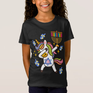 Happy Hanukkah ,funny  dabbing  unicorn T-Shirt