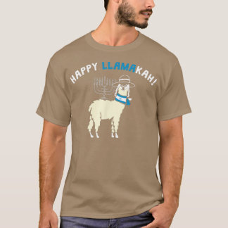 Happy Hanukkah funny Llamakah Jewish llama T-Shirt