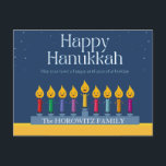 Happy Hanukkah Funny Postcard<br><div class="desc">Happy Hanukkah Funny Postcard</div>
