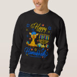 Happy Hanukkah Giraffe With Menorah Proud Jewish L Sweatshirt<br><div class="desc">Happy Hanukkah Giraffe With Menorah Proud Jewish Lover 1</div>