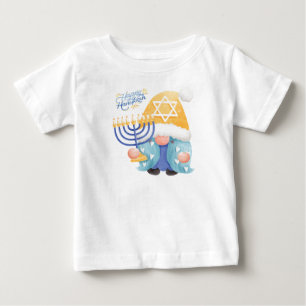 Happy hanukkah gnome baby T-Shirt
