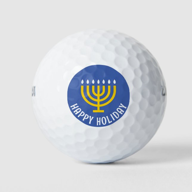HAPPY HANUKKAH GOLF BALL (Front)