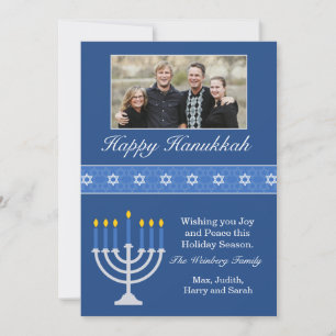 Happy Hanukkah Holiday Card