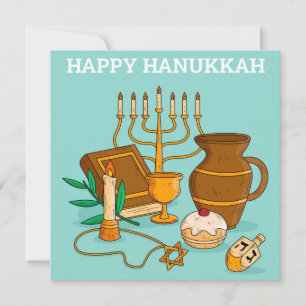 Happy Hanukkah Holiday Card