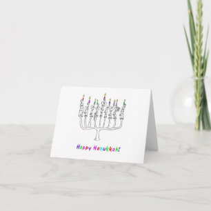 Happy Hanukkah Holiday Card